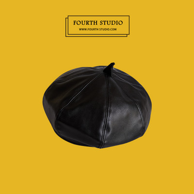 Νέο μοντέλο έκο δερμάτινο γυναικείο καπέλο σε στυλ ρετρό