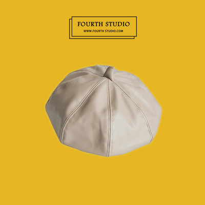 Νέο μοντέλο έκο δερμάτινο γυναικείο καπέλο σε στυλ ρετρό