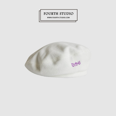 Palarie de dama model nou cu broderie bereta