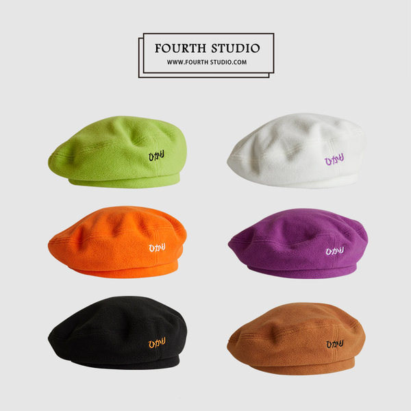 Palarie de dama model nou cu broderie bereta