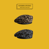 Pălărie modernă pentru femei cu model animal - două culori