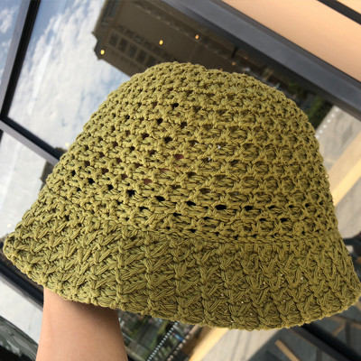 Γυναικείο μονόχρωμο καπέλο κατάλληλο για το καλοκαίρι