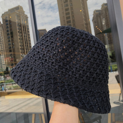 Γυναικείο μονόχρωμο καπέλο κατάλληλο για το καλοκαίρι