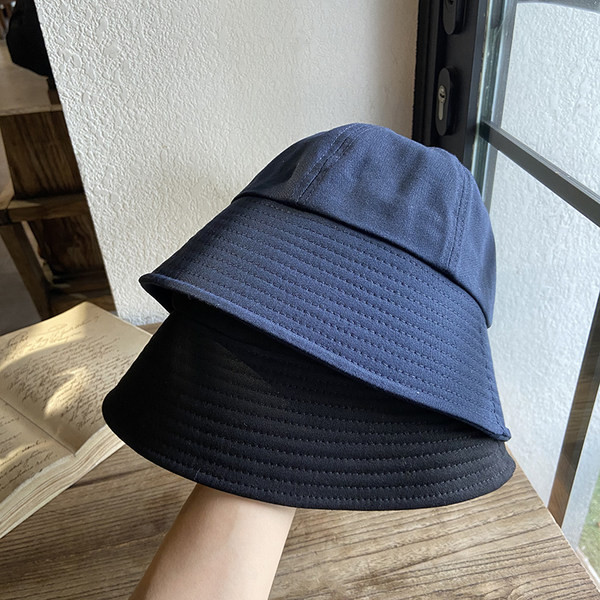 Pălărie de pescuit de zi cu zi într-o singură culoare pentru femei