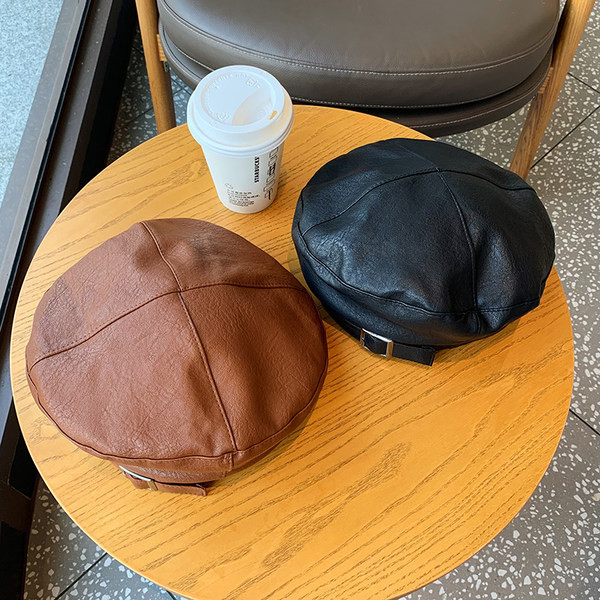 Model nou palarie dama bereta cu catarama - mai multe culori