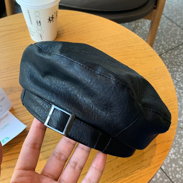 Model nou palarie dama bereta cu catarama - mai multe culori