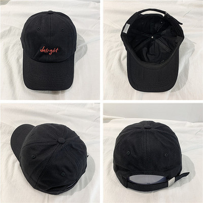 Ύφασμάτινο μπέιζμπολ καπέλο με κεντημένη επιγραφή - μοντέλο unisex