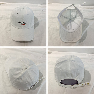 Ύφασμάτινο μπέιζμπολ καπέλο με κεντημένη επιγραφή - μοντέλο unisex