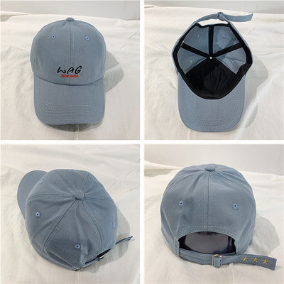 Ύφασμάτινο μπέιζμπολ καπέλο με κεντημένη επιγραφή - μοντέλο unisex