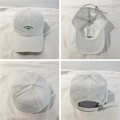 Ύφασμάτινο μπέιζμπολ καπέλο με κεντημένη επιγραφή - μοντέλο unisex