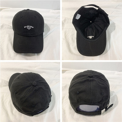 Ύφασμάτινο μπέιζμπολ καπέλο με κεντημένη επιγραφή - μοντέλο unisex