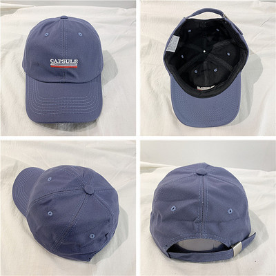 Ύφασμάτινο μπέιζμπολ καπέλο με κεντημένη επιγραφή - μοντέλο unisex