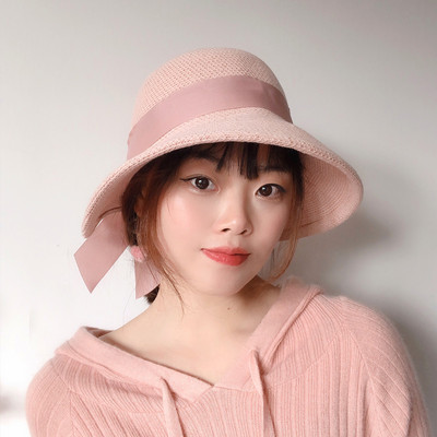 Γυναικείο καπέλο με κορδέλα σε διάφορα χρώματα