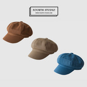 Palarie de dama moderna cu viziera tip bereta in stil retro