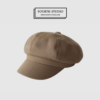 Palarie de dama moderna cu viziera tip bereta in stil retro