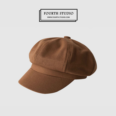 Palarie de dama moderna cu viziera tip bereta in stil retro