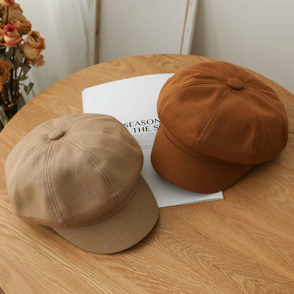 Palarie de dama moderna cu viziera tip bereta in stil retro