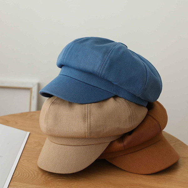 Palarie de dama moderna cu viziera tip bereta in stil retro