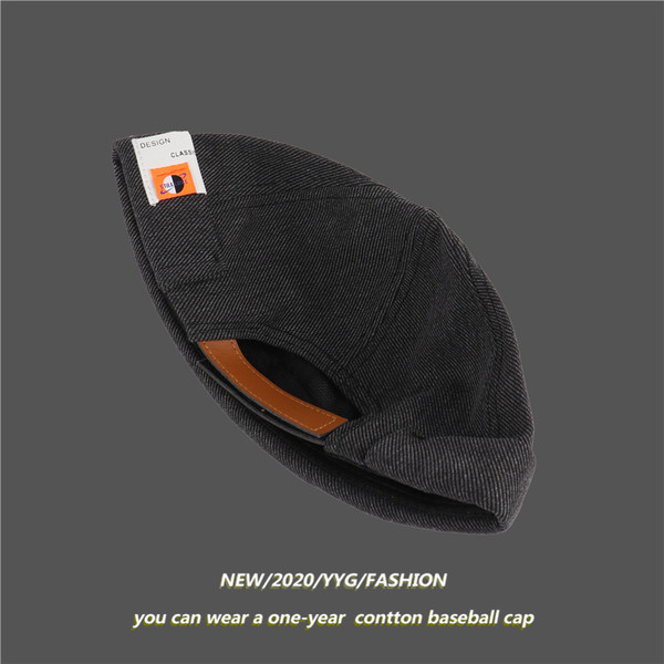 Pălărie casual de damă cu beretă cu inscripție