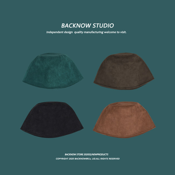 Pălărie de pescuit într-o singură culoare - pentru femei și bărbați