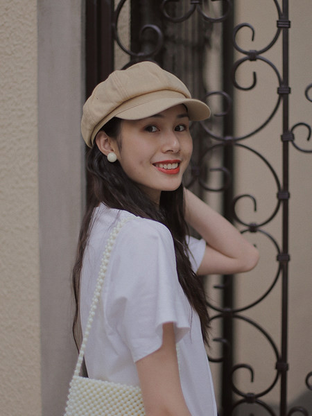 Palarie de dama model uni cu vizor in diferite culori