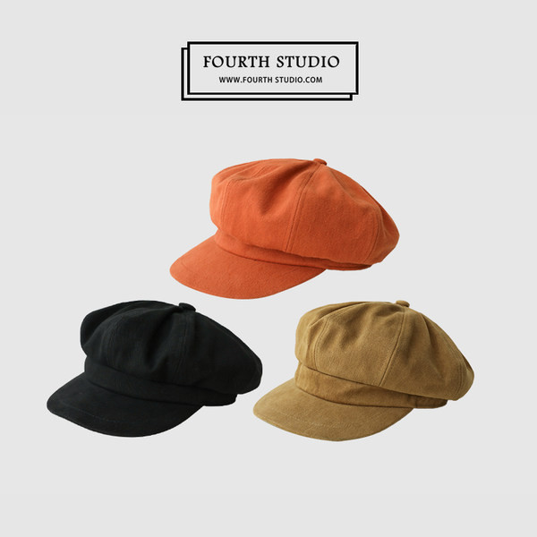 Palarie de dama model nou cu vizor tip bereta - stil retro