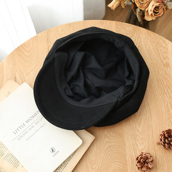 Palarie de dama model nou cu vizor tip bereta - stil retro