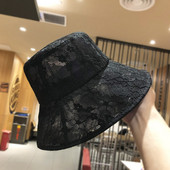 Palarie de pescuit dama cu dantela si vizor