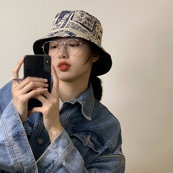 Pălărie de femei de zi cu zi cu inscripții