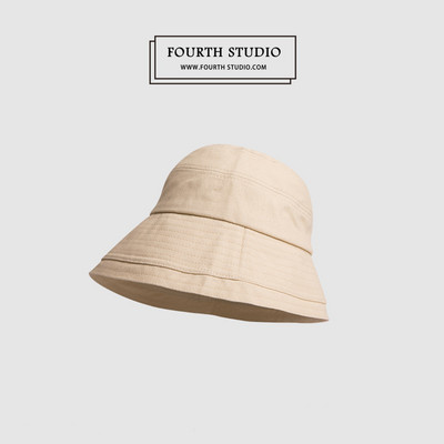 Pălărie de pescuit pentru femei într-o singură culoare