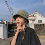 Pălărie de pescuit de zi cu zi pentru femei cu emblemă