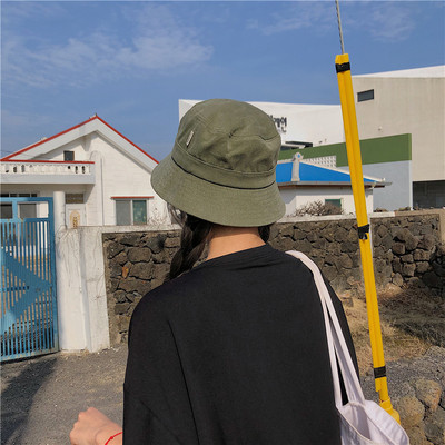 Pălărie de pescuit de zi cu zi pentru femei cu emblemă