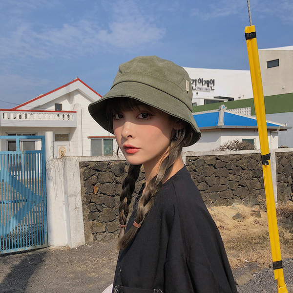 Pălărie de pescuit de zi cu zi pentru femei cu emblemă