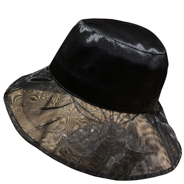 Palarie de protectie solara dama tip pescuit cu periferie