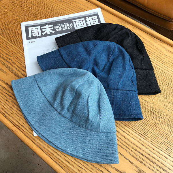 Pălărie casual din denim de pescuit pentru femei