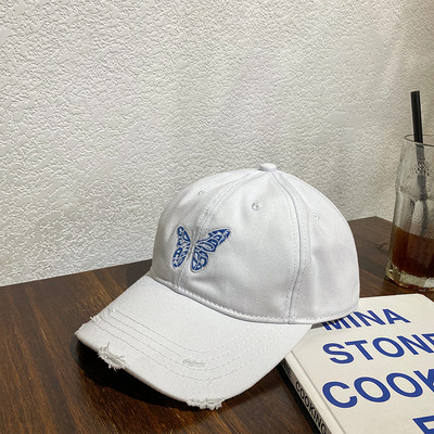 Palarie de dama cu broderie cu viziera