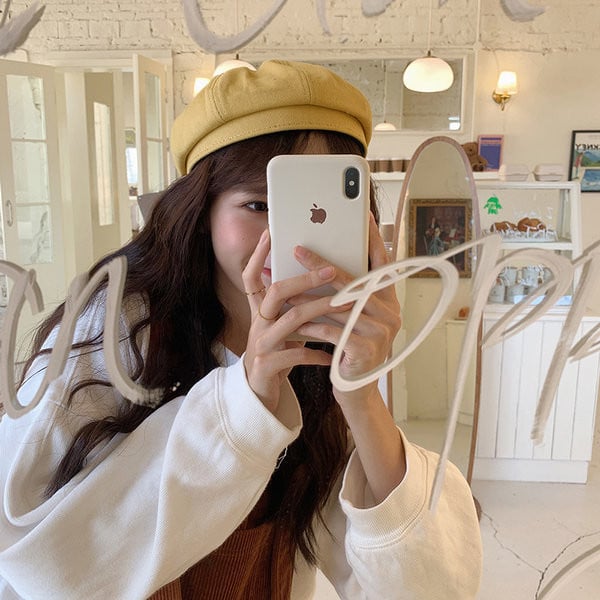 Model nou palarie tip bereta dama in mai multe culori