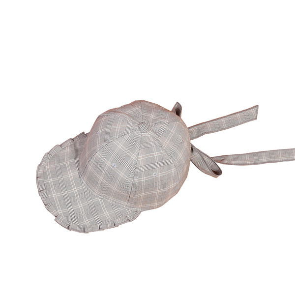 Palarie de dama cu vizor si cravate