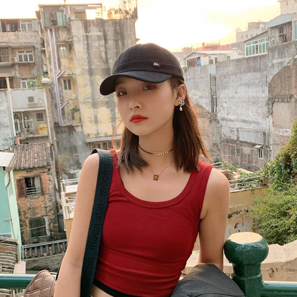 Pălărie textilă casual de damă cu vizor