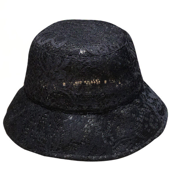 Palarie de dama de vara din dantela cu franjuri