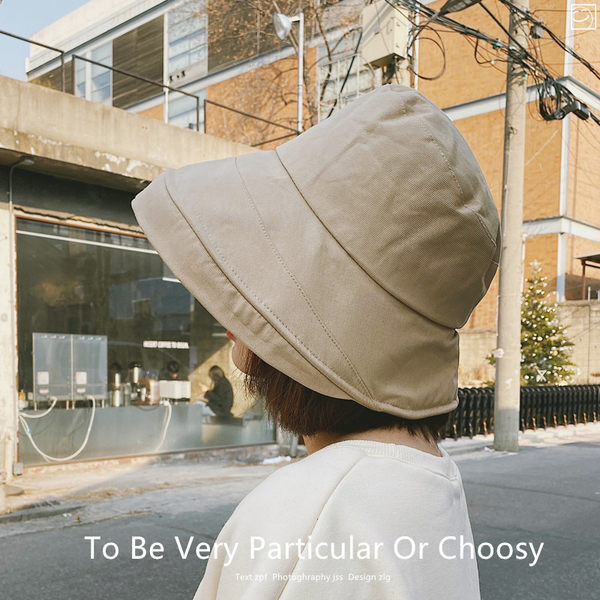 Pălărie de pescuit pentru femei cu bor mare