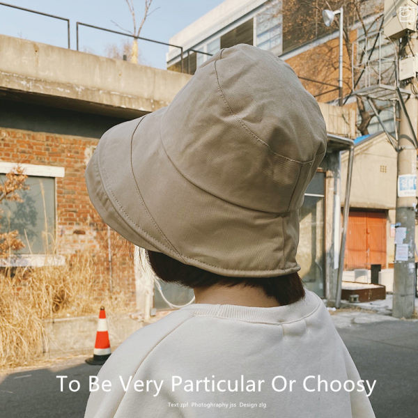 Pălărie de pescuit pentru femei cu bor mare