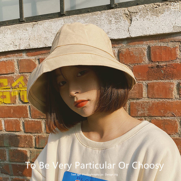 Pălărie de pescuit pentru femei cu bor mare