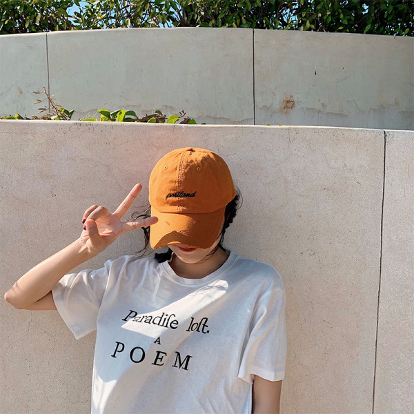 Șapcă de baseball pentru femei cu vizor și broderie