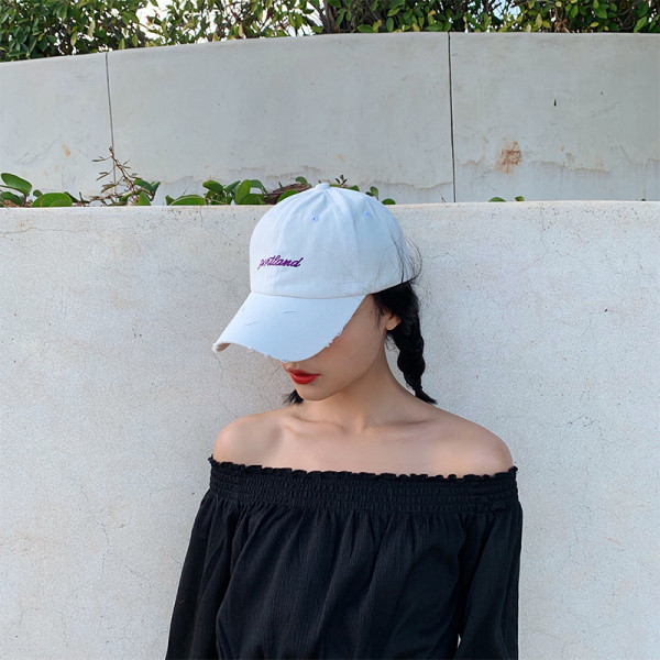 Șapcă de baseball pentru femei cu vizor și broderie