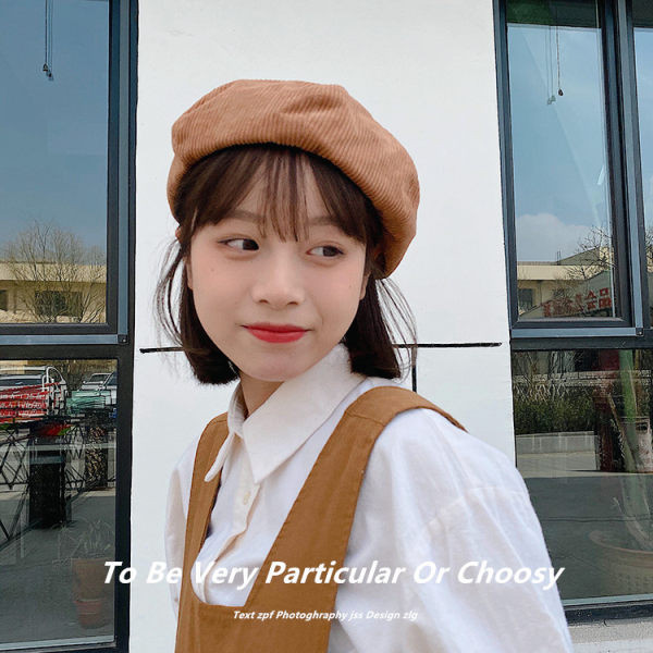 Palarie de dama din catifea catifea tip bereta