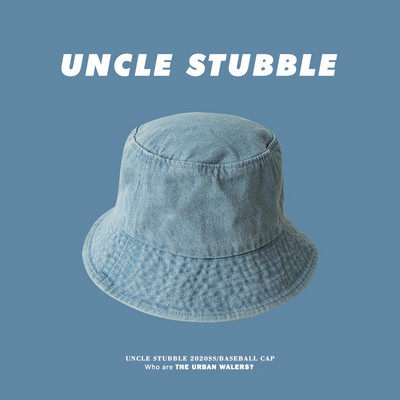 Palarie de dama din denim tip pescuit - stil retro