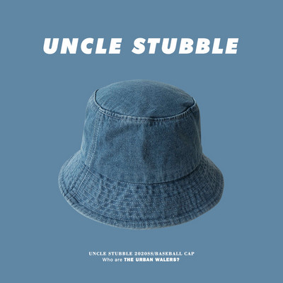 Palarie de dama din denim tip pescuit - stil retro