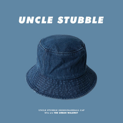 Palarie de dama din denim tip pescuit - stil retro