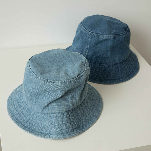 Palarie de dama din denim tip pescuit - stil retro